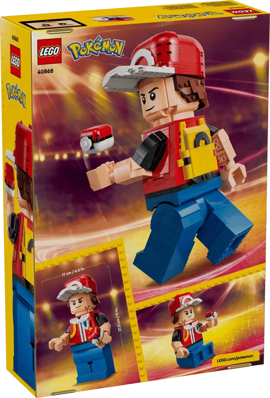 LEGO® Pokémon™ Powiększona minifigurka Reda (40868)