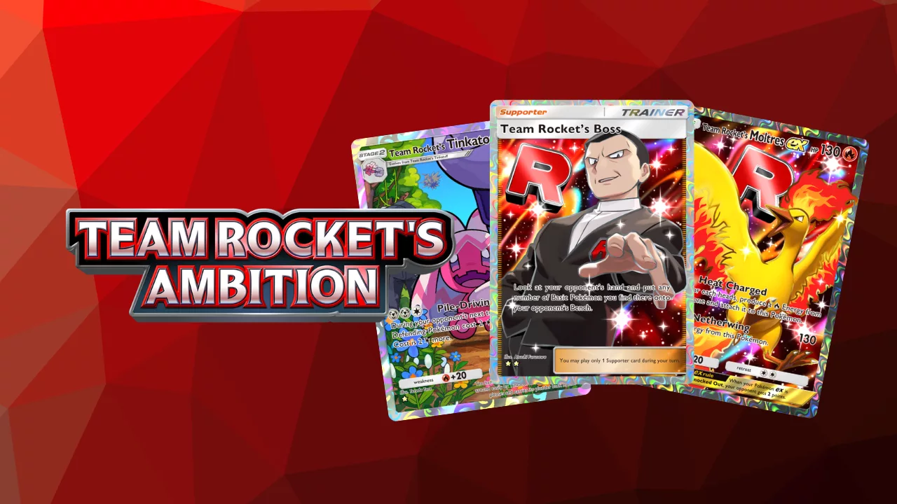 Zespół R przejmuje Pokémon TCG Pocket! Nadchodzi dodatek Team Rocket’s Ambition
