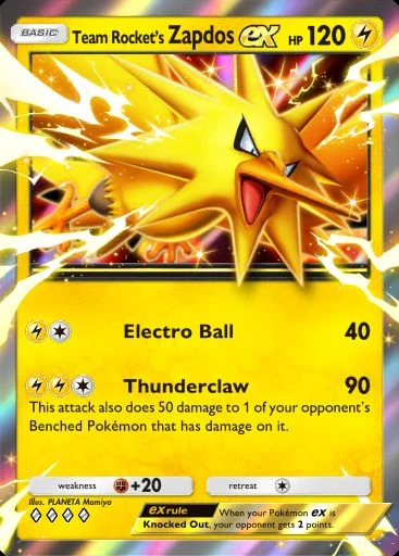 Team Rocket’s Zapdos ex