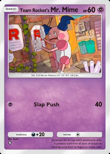 Team Rocket’s Mr. Mime