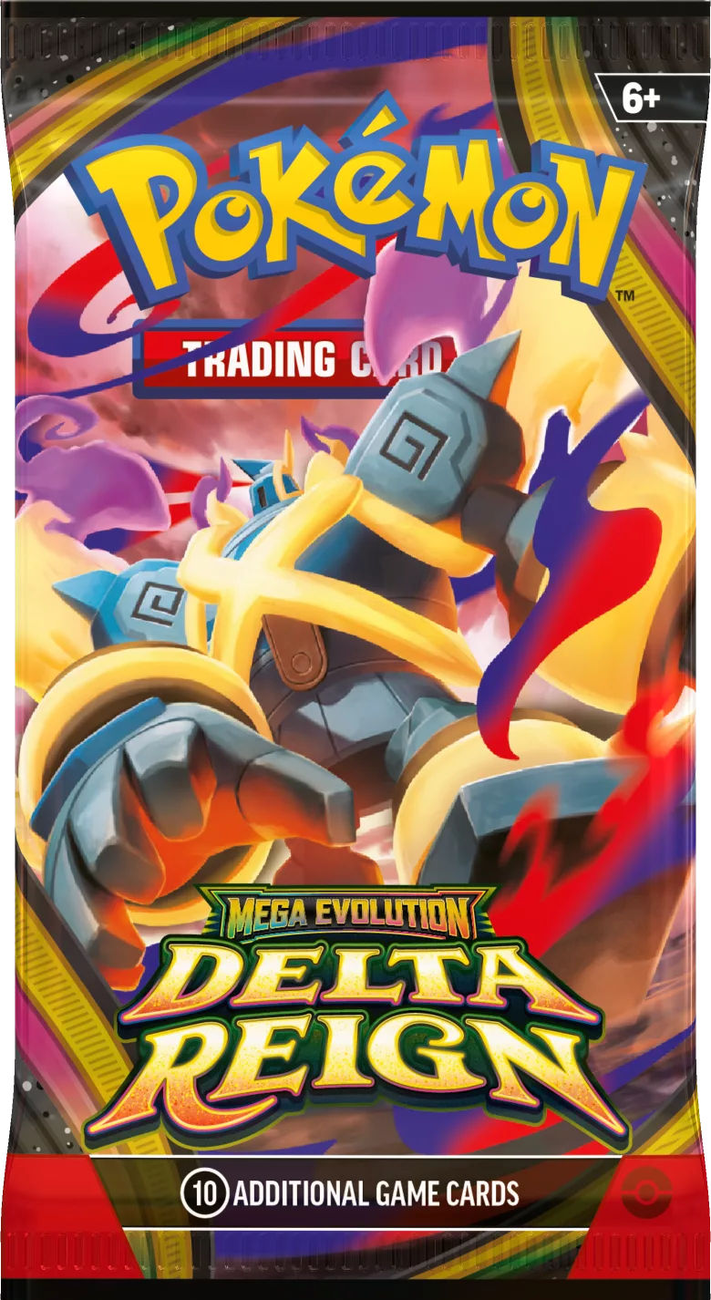 Pokemon TCG Mega Evolution—Delta Reign Booster Wrap Mega Golurk EN