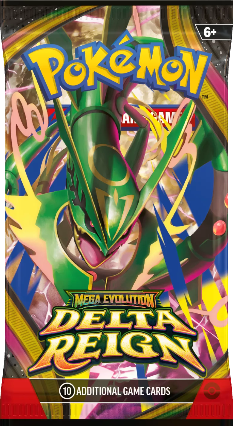 Pokemon TCG Mega Evolution—Delta Reign Booster Wrap Mega Rayquaza EN