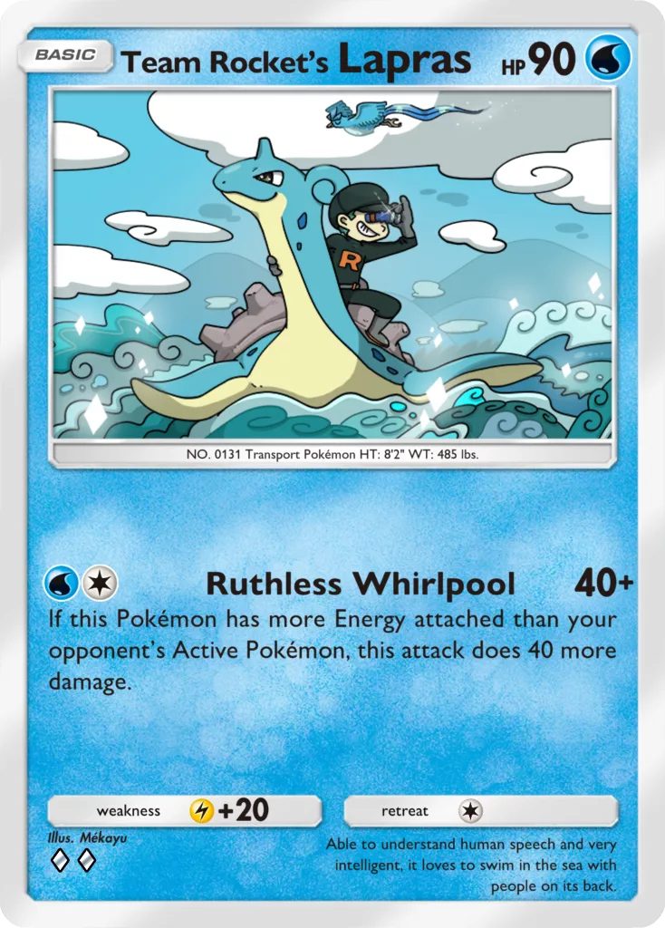 Pokemon Trading Card Game Pocket Team Rockets Ambition Team Rocket s Lapras EN
