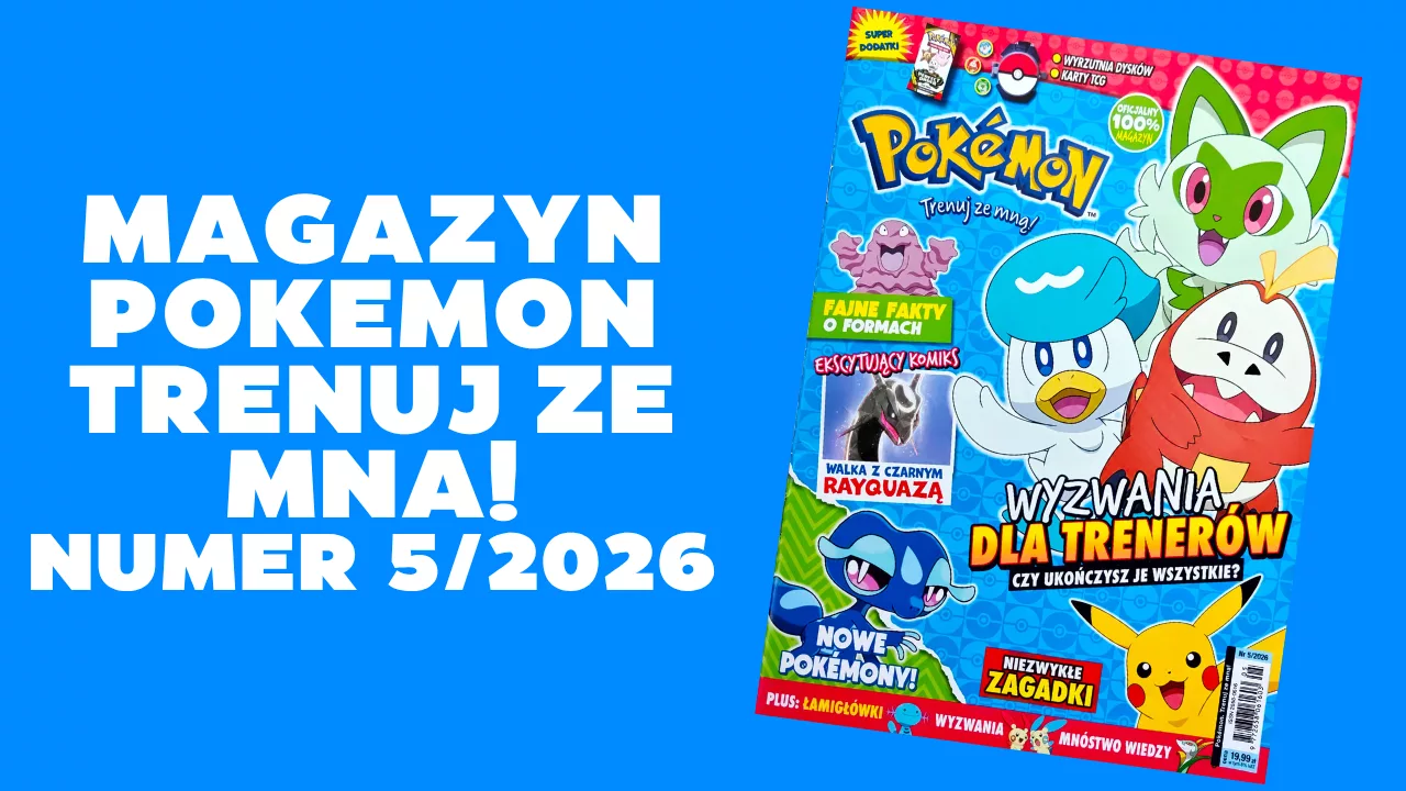Nowy numer magazynu Pokémon. Trenuj ze mną! (05/2026) trafił do sprzedaży