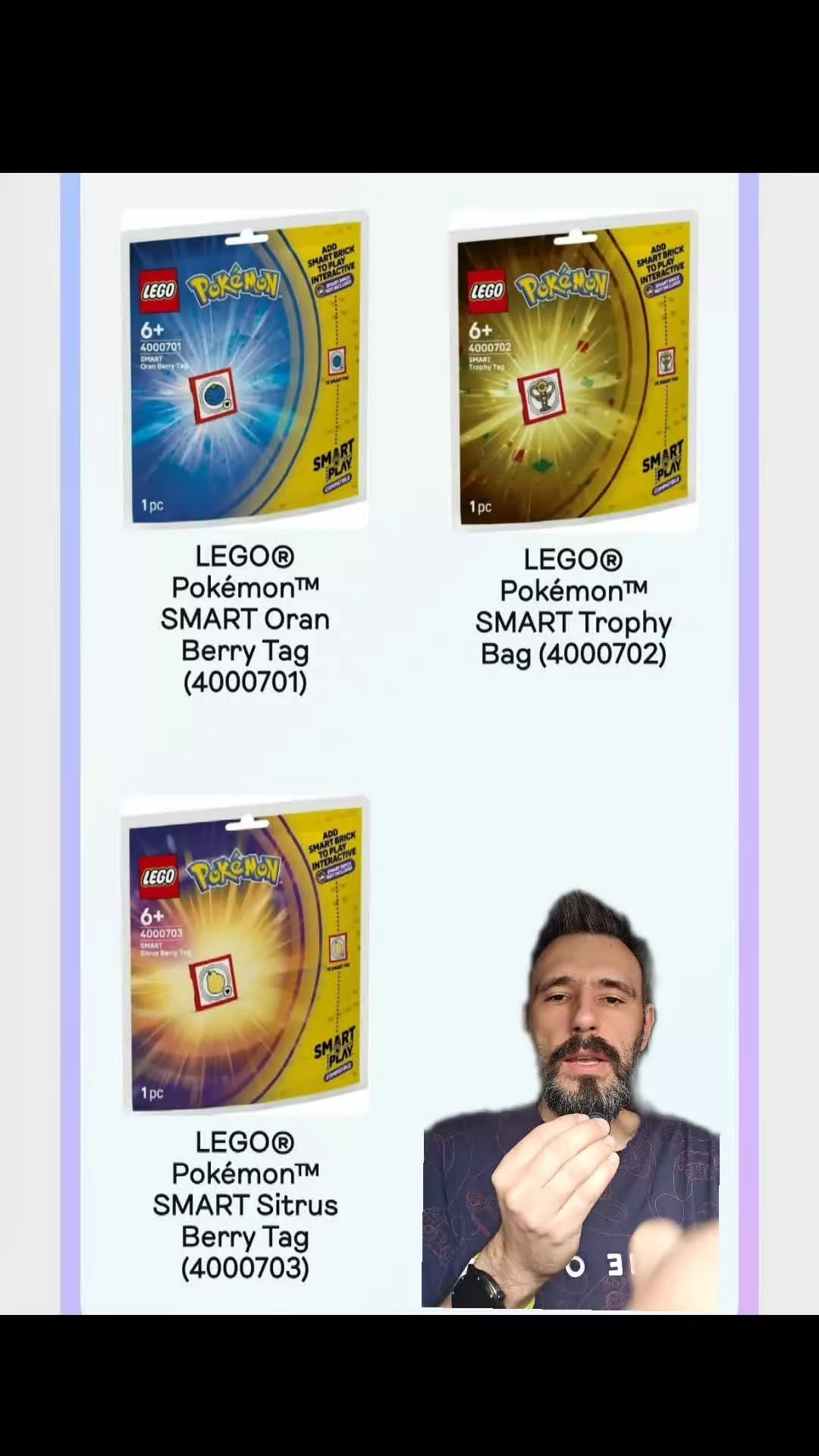 #legopokemon i #smarttag to bardzo fajna opcja na zabawę! A wiemy już jak zdobyć wszystkie smart tagi z Lego! Ale niestety nie wszystkie są dostępne w Polsce... #lego #pokemon #legosmart 