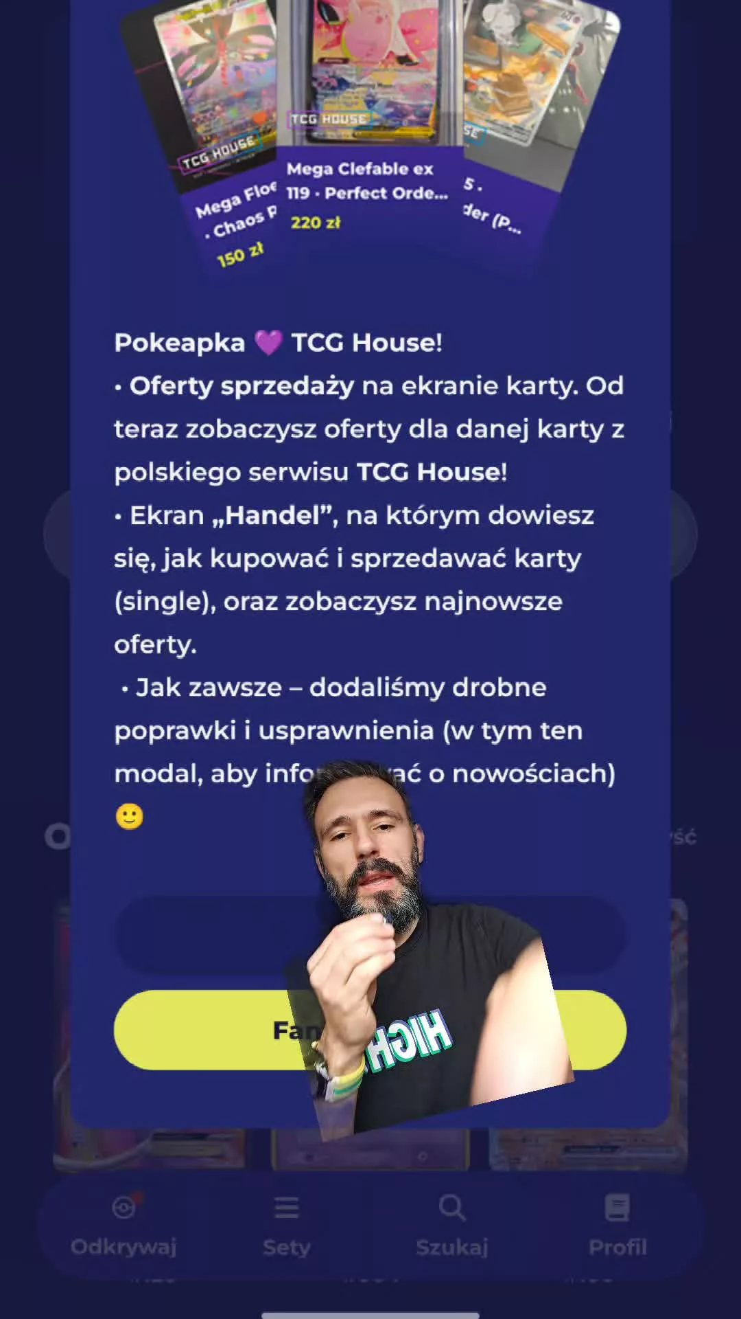 Pokeapka z aktualizacja która cały czas rozwija te aplikacje! Korzystacie? Co sądzicie o zmianach? @pokeapka #pokeapka #pokemoncollection #tcghouse #pokemoncollector #pokemonapp 