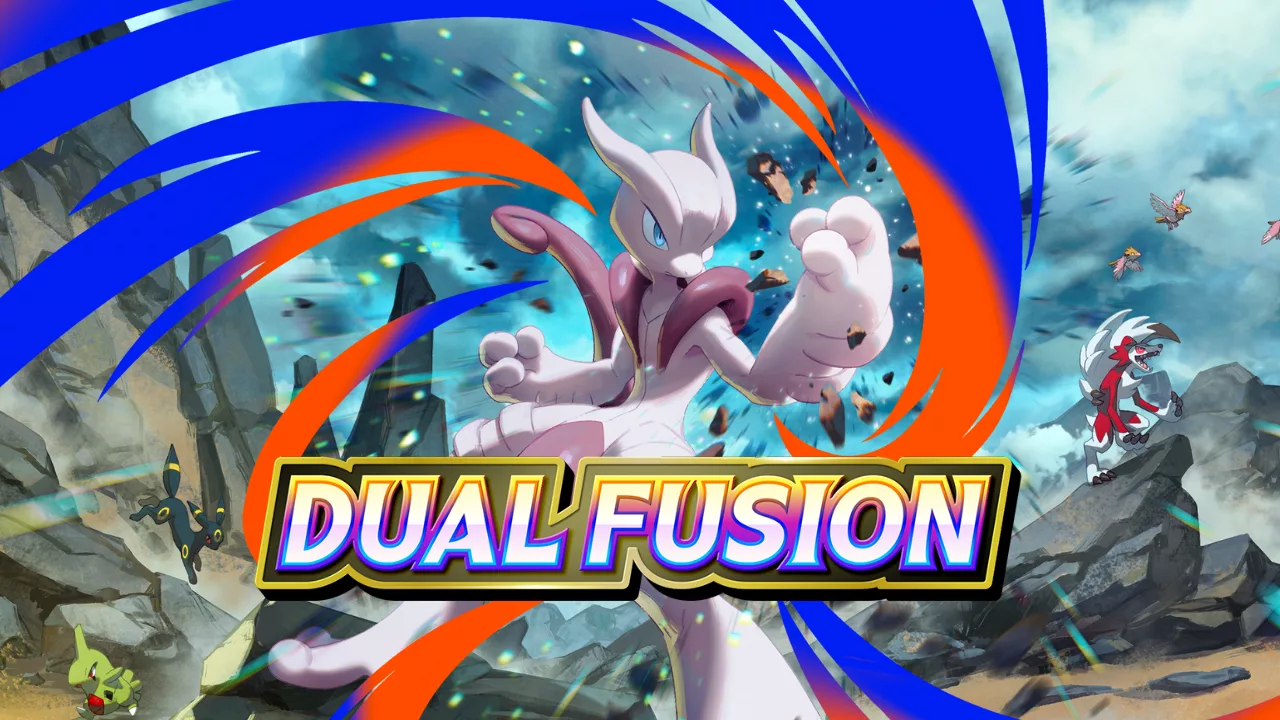 Dual Fusion oficjalnie zapowiedziane. Karty o dwóch typach, Mega Mewtwo X ex, Mega Greninja ex i pakiety First Partners w Pokémon TCG Pocket