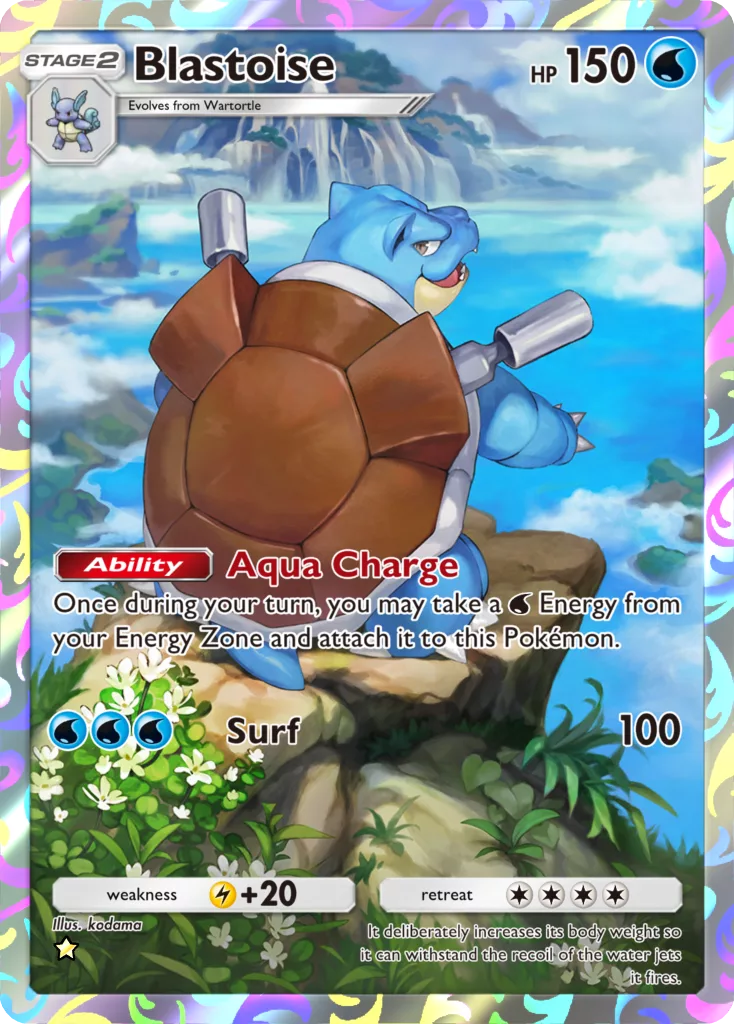 Pokemon TCG Pocket Dual Fusion Blastoise EN