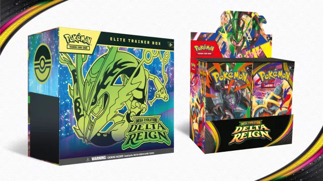 Przegląd produktów Pokémon TCG: Mega Evolution – Delta Reign. Znamy zawartość ETB, Booster Boxów i zestawów
