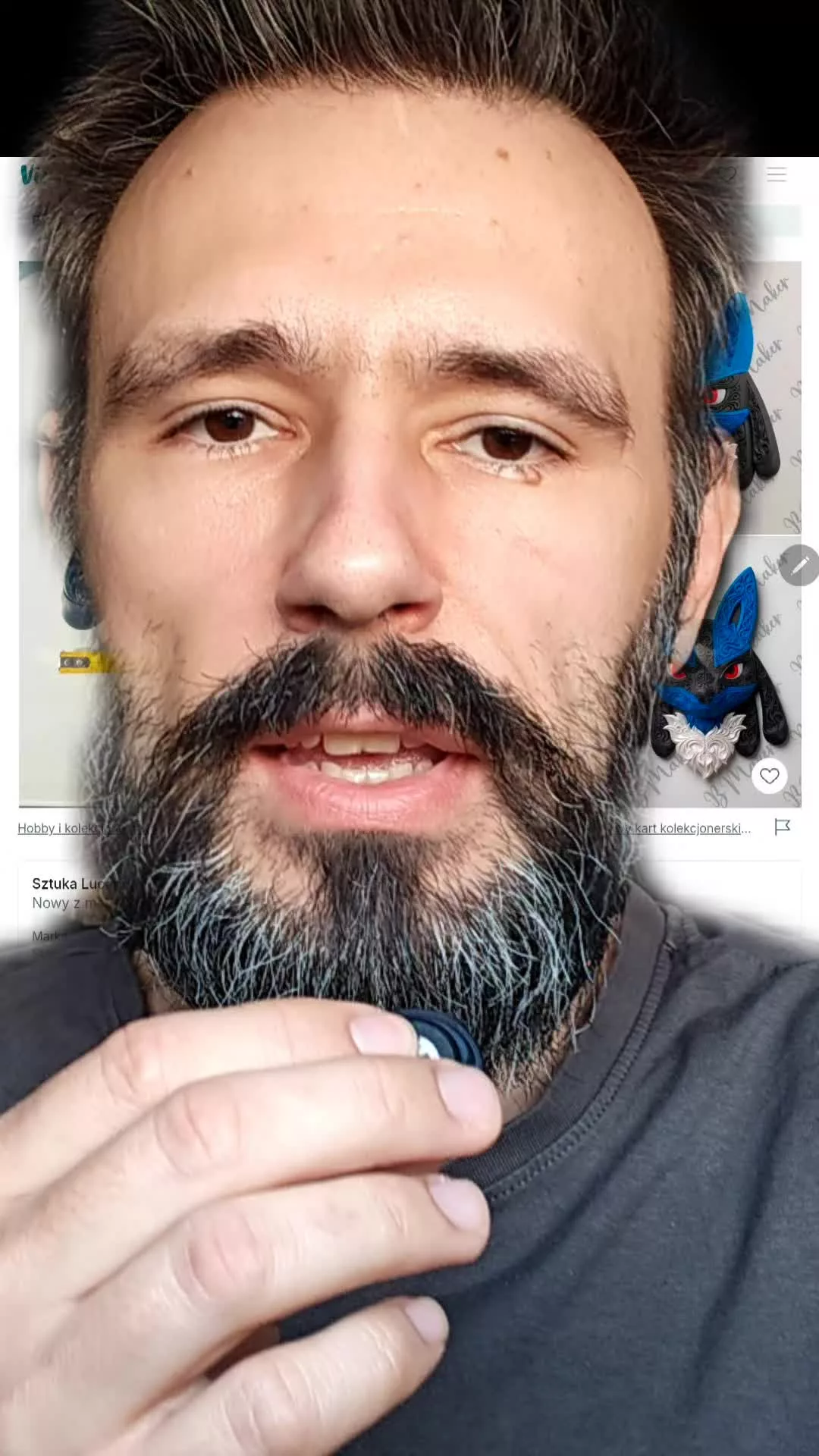 Cześć 8 / Dziwne rzeczy z #pokemon które znalazłem na #vinted i ktorw możecie kupić! A tu są już na przede ciekawostki bo auto z #pikachu jest moim zdaniem unikatem a maska #lucario to produkt którego nie widzi się codziennie! #pokemonstuff 